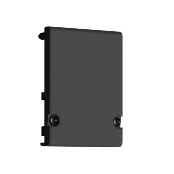 schwarze Schutzkappe für LED-Profile